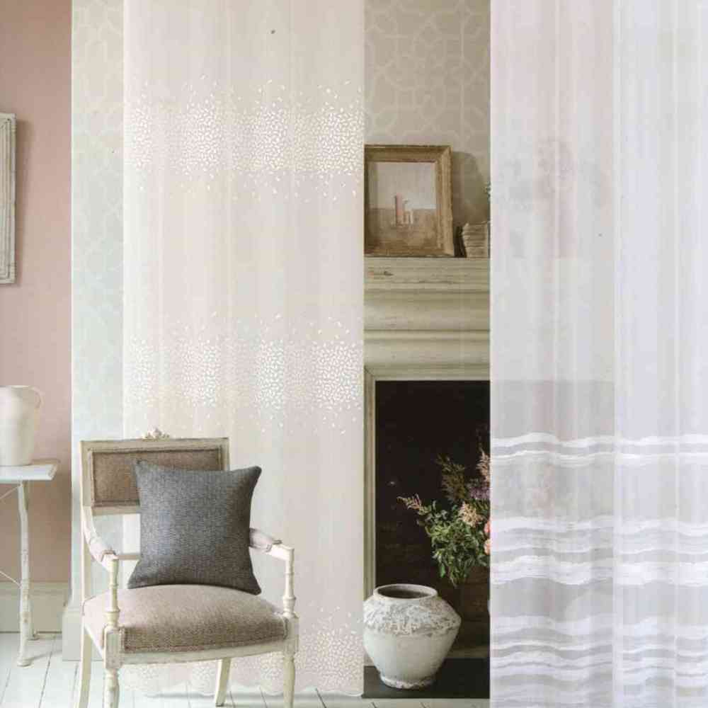 無縫紗簾搭配遮光布簾雙層系統