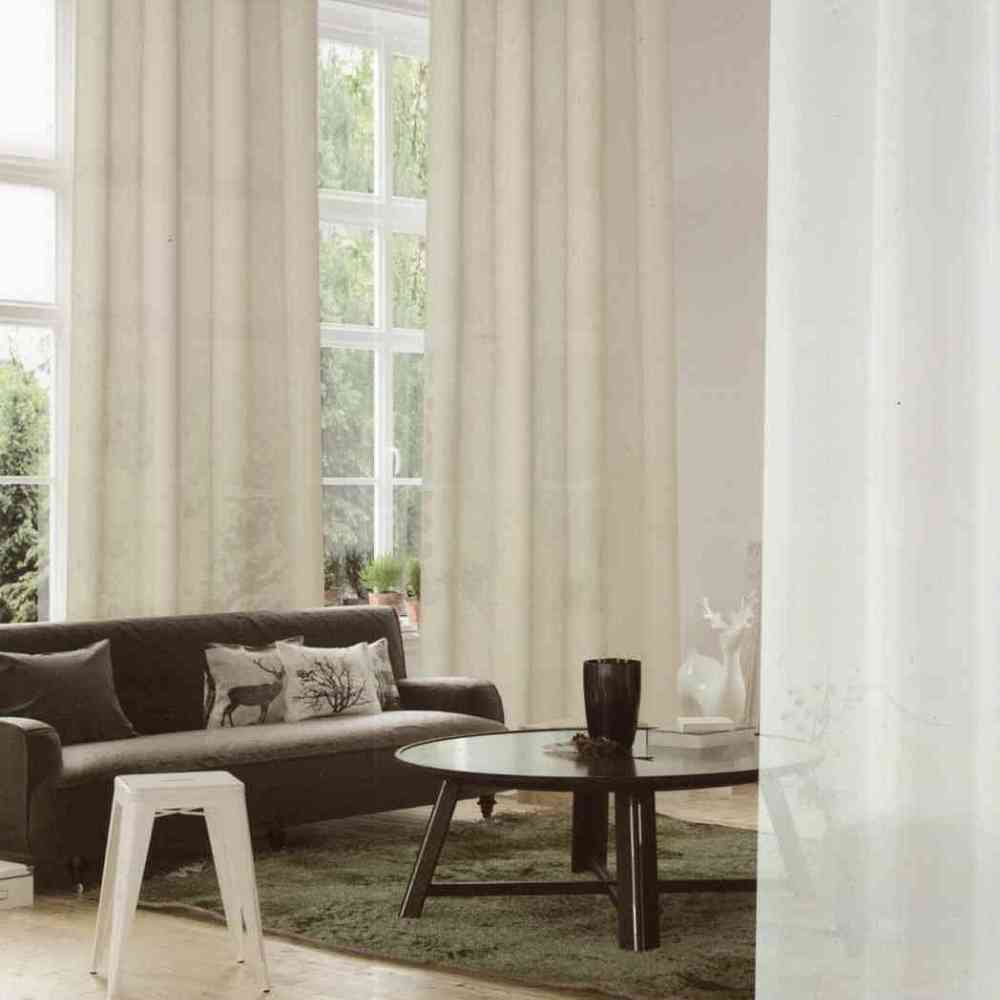 無縫紗簾純白視覺極簡空間